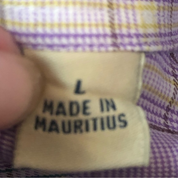 Peter Millar  long sleeve button up shirt Sz L EUC Beautiful shirt for Easter - Picture 5 of 6